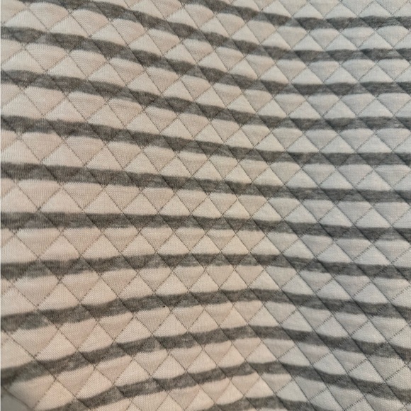 NWT J. Crew Reversible Striped Mock Neck Sweater Gray Size Small - Picture 3 of 6